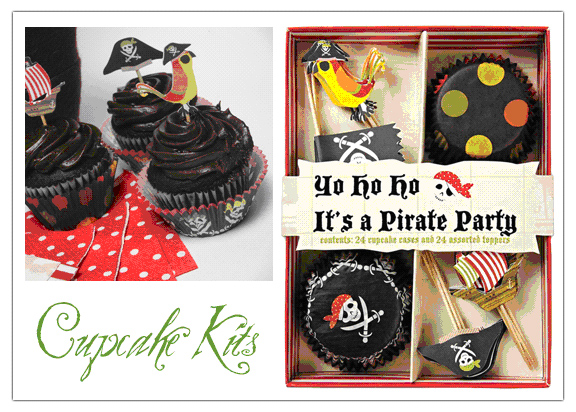 pirate cupcake kits Theme Party Thursday: Arrgh Matey - A Pirate Party!